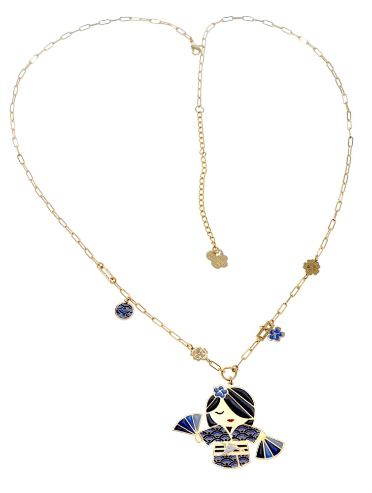 Collana Mi – bellezza in giapponese, dettaglio, collezione Kokoro, Nuage d'Etoiles
