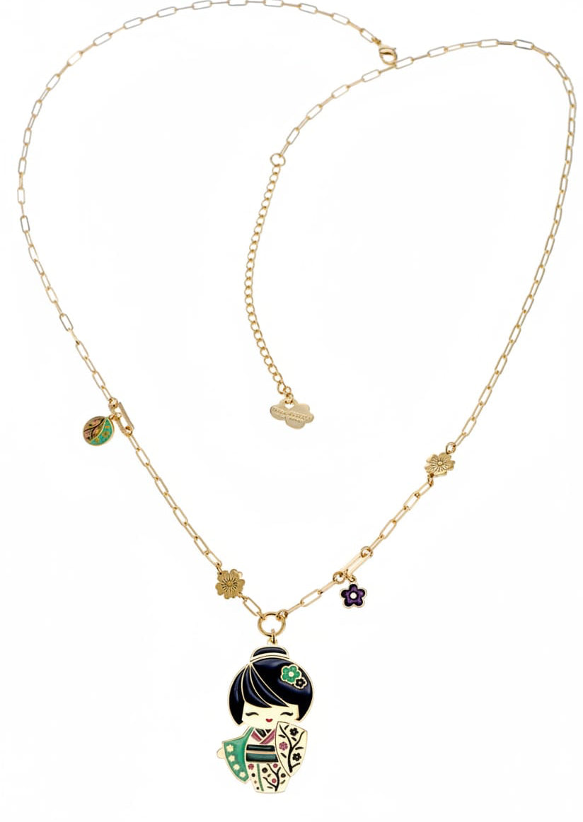 Collana Odayaka – delicatezza in giapponese, dettaglio, collezione Kokoro, Nuage d'Etoiles