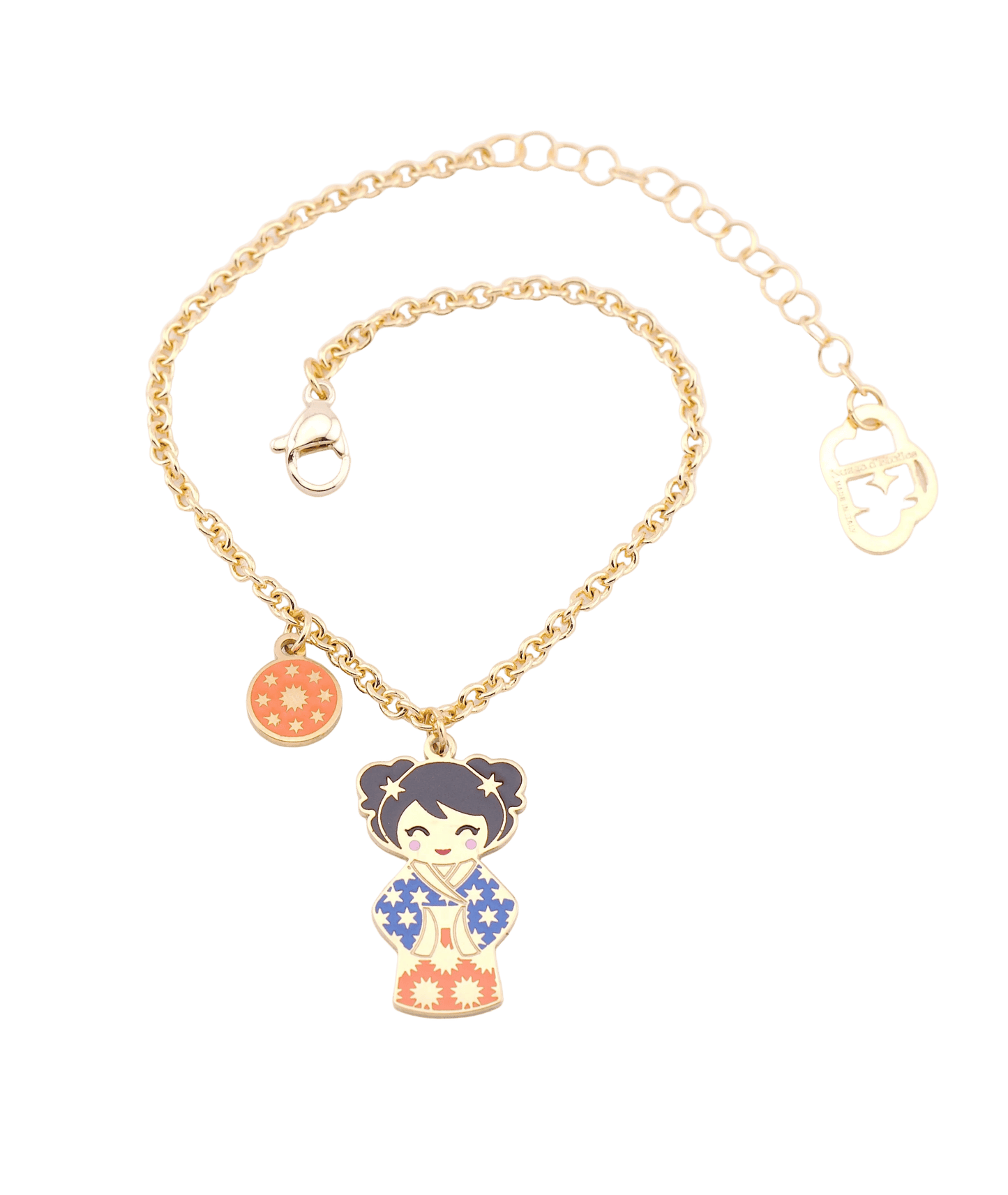 Shizuka – dettaglio ciondolo bracciale mini, collezione Kokoro, Nuage d'Etoiles