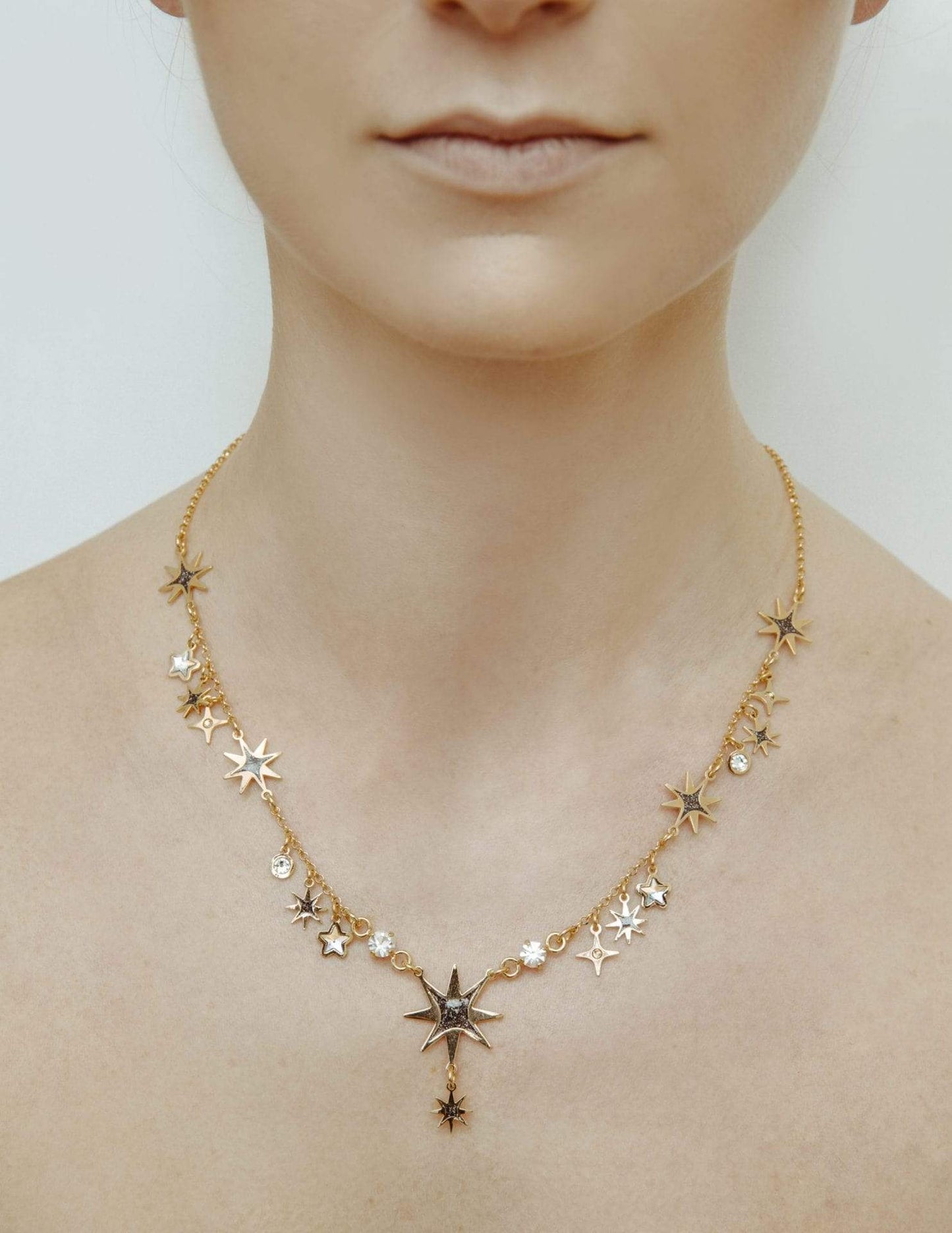 nuagedetoiles Collana Stelle scintillanti