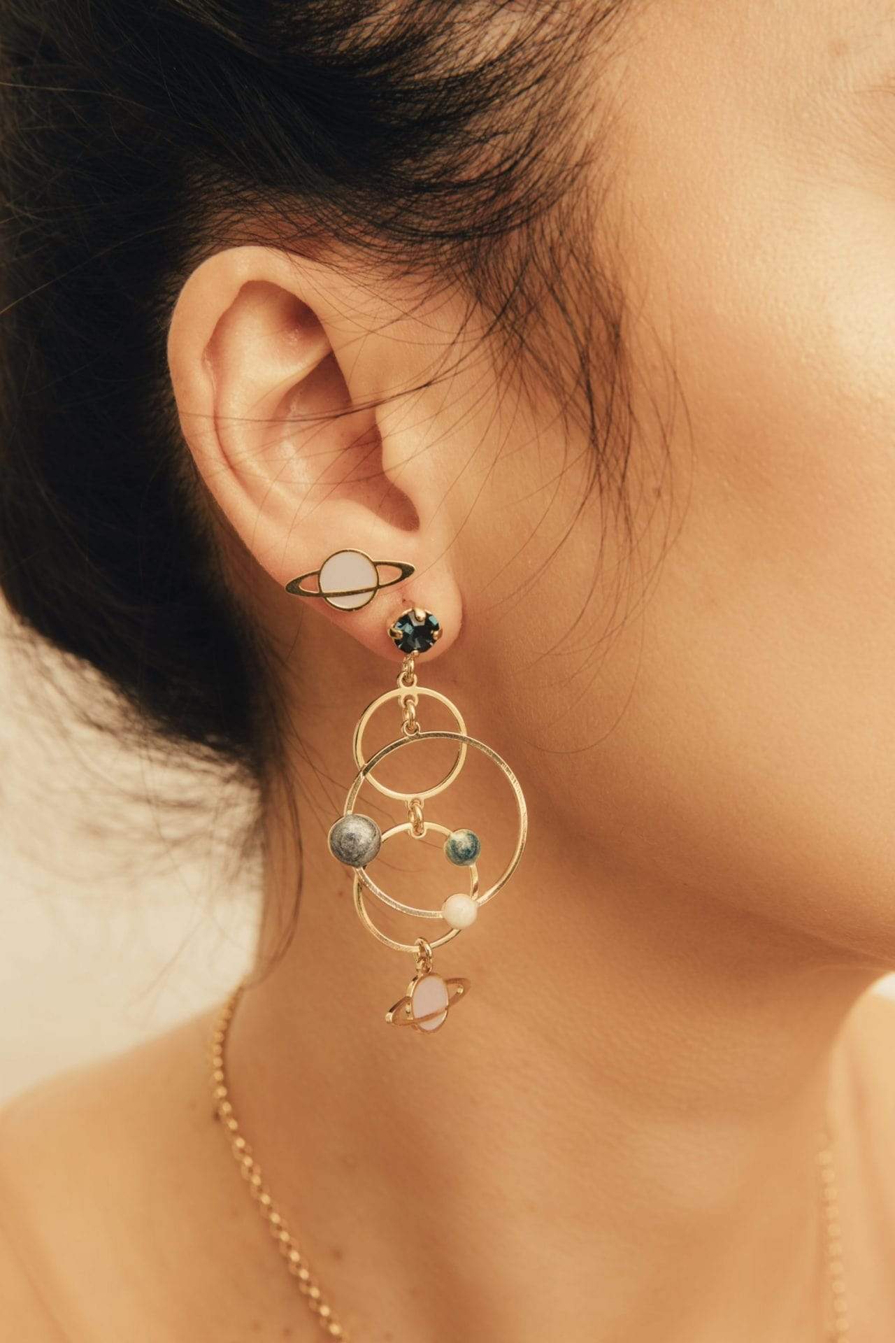 nuagedetoiles Orecchini Rivoluzione di Pianeti