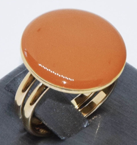 Anello cerchio smalto 22mm