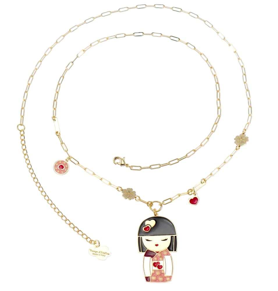 Collana Koi – amore in giapponese, dettaglio, collezione Kokoro, Nuage d'Etoiles