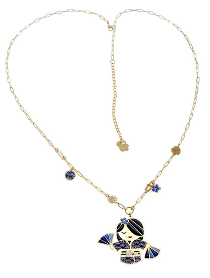 Collana Mi – bellezza in giapponese, dettaglio, collezione Kokoro, Nuage d'Etoiles