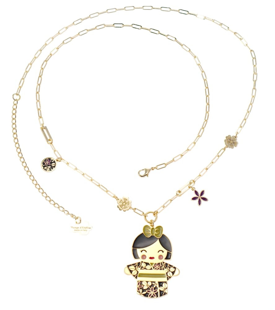 Collana Yuki – felicità in giapponese, dettaglio, collezione Kokoro, Nuage d'Etoiles