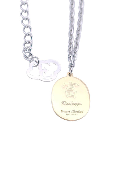 Collana_daruma_mini_oro_retro_dettaglio
