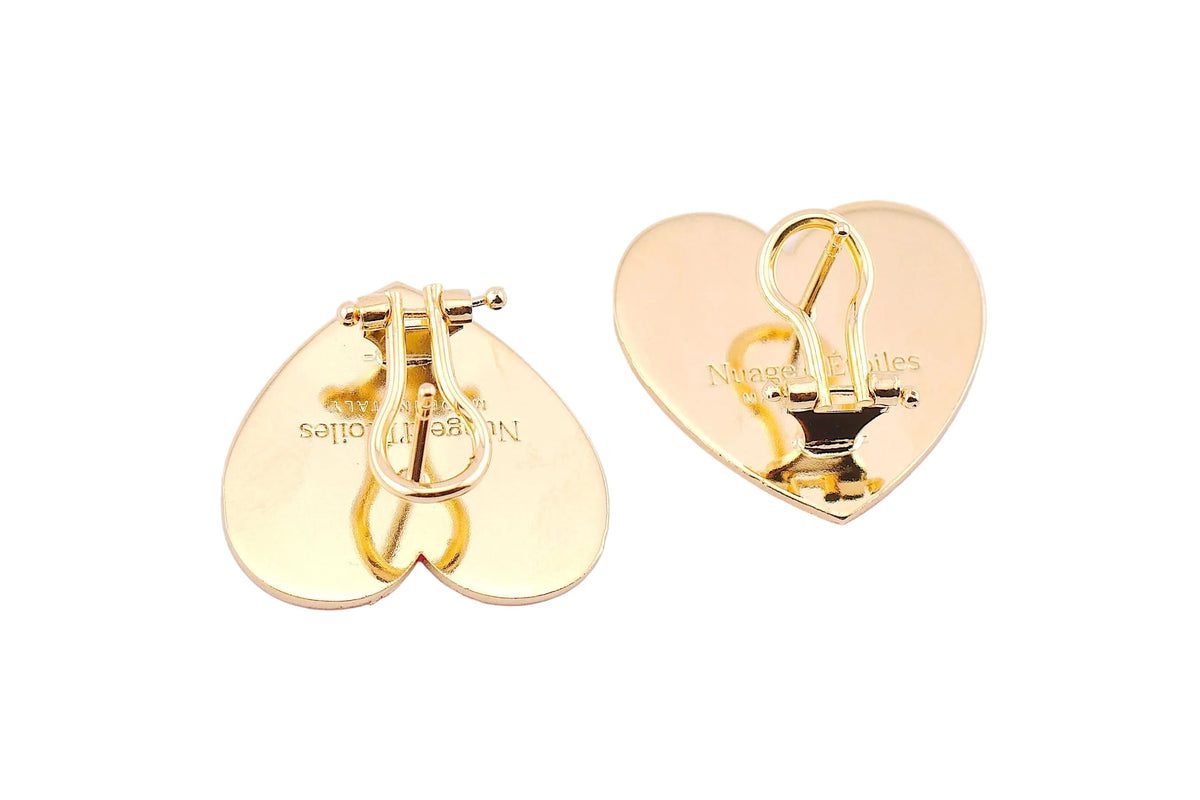 Orecchini Cuore Smalto