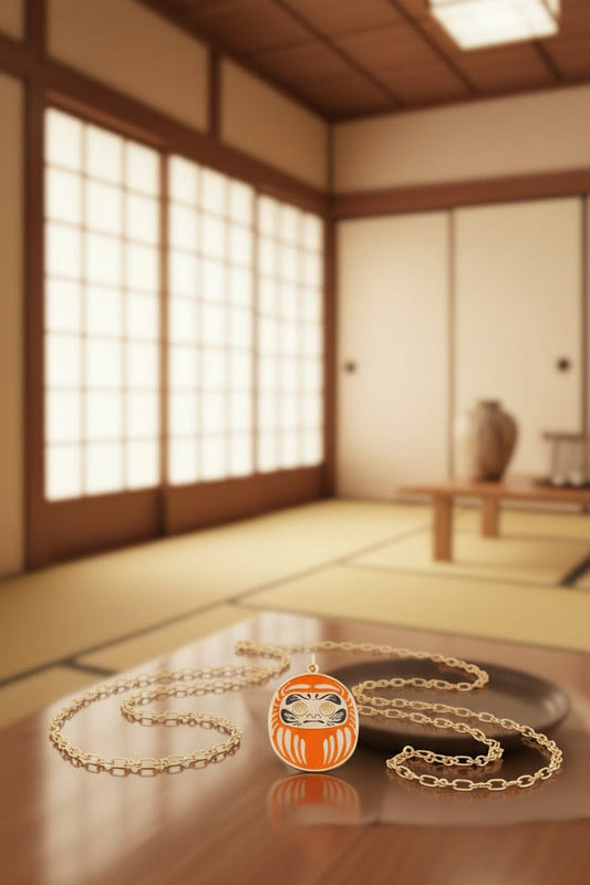 Collana Famiglia Daruma 90 cm