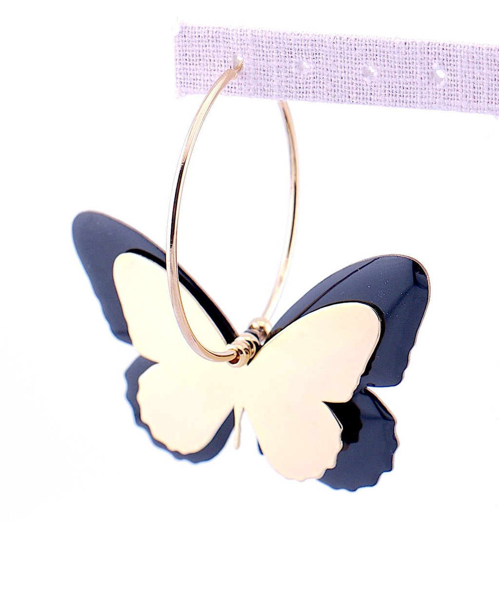 ORECCHINI BIG BUTTERFLY