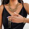 Parure Triple Pearl GOLD