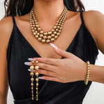 Parure Triple Pearl GOLD