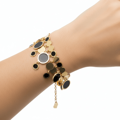 Bracciale frange tondi