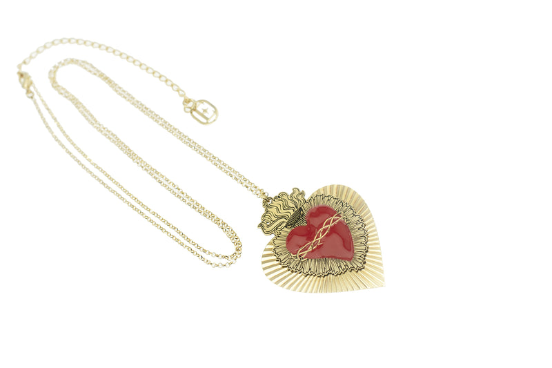 Collana Rosario sacro cuore