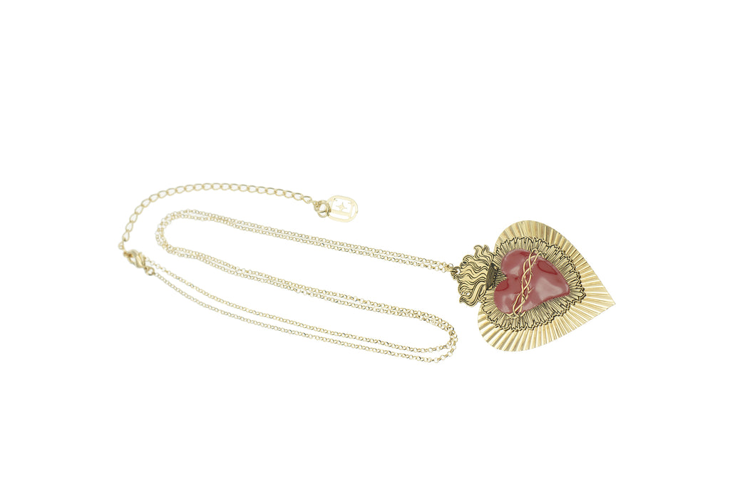 Collana Rosario sacro cuore