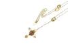 Collana Rosario (90cm)+ croce a raggiera con sacro cuore