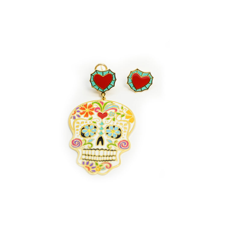 Orecchini Mexican Skull Frida