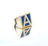nuagedetoiles Anello Anello Lettera Stampatello
