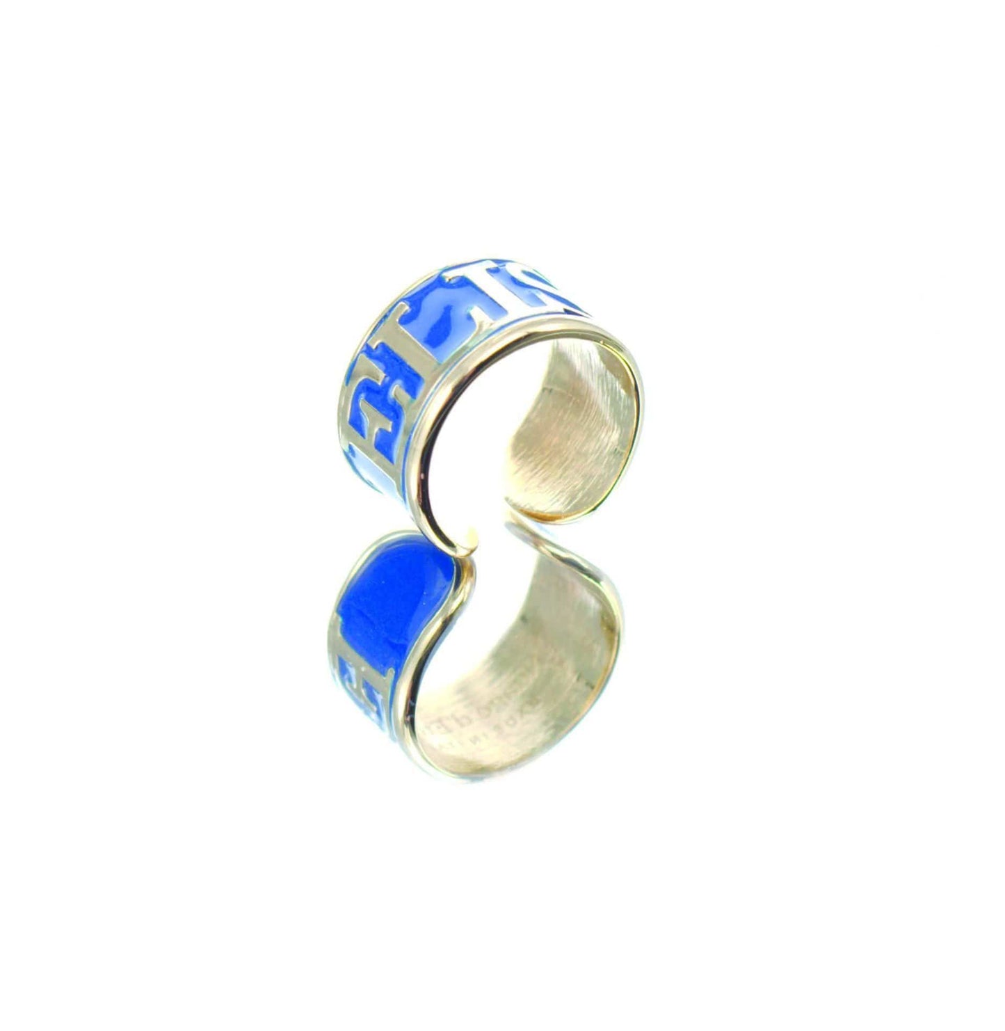 nuagedetoiles anello Anello Personalizzabile smaltato Stampatello