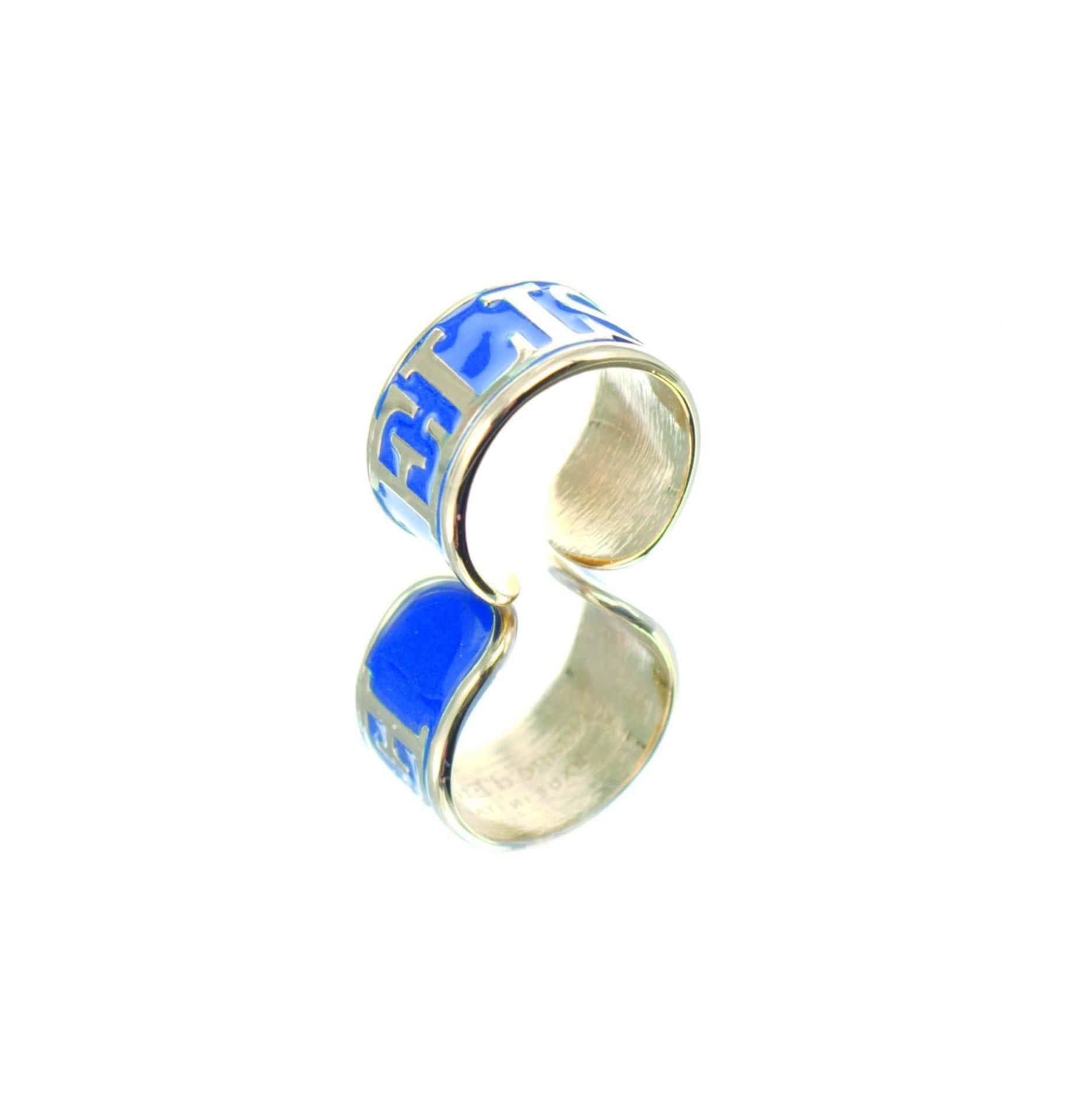 nuagedetoiles anello Anello Personalizzabile smaltato Stampatello