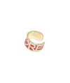 nuagedetoiles anello Anello Personalizzabile smaltato Stampatello