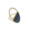 nuagedetoiles Anello Ovale Mezzo Vuoto