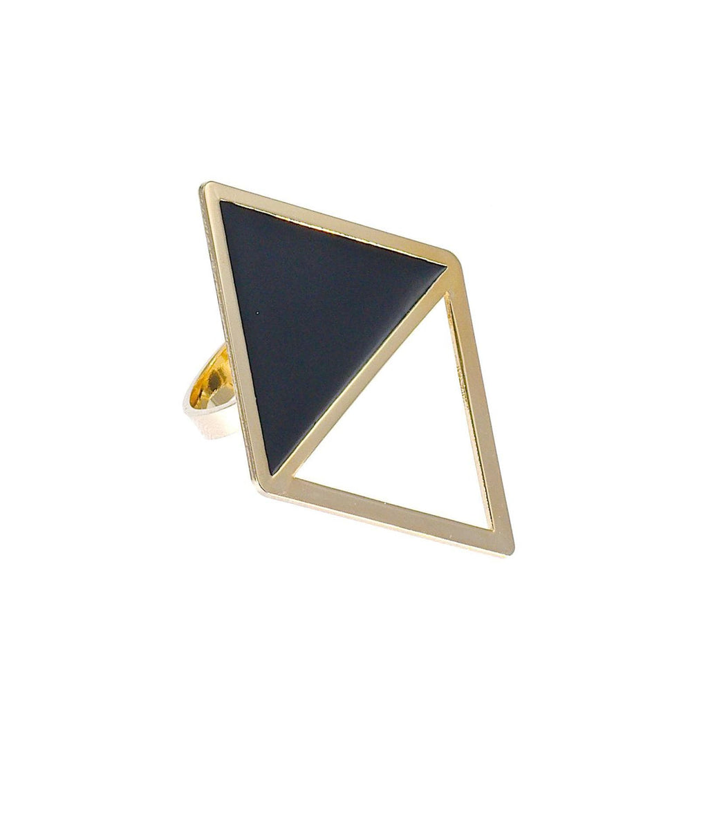 nuagedetoiles Anello Rombo Mezzo Vuoto