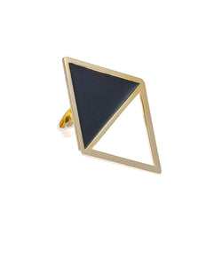 nuagedetoiles Anello Rombo Mezzo Vuoto