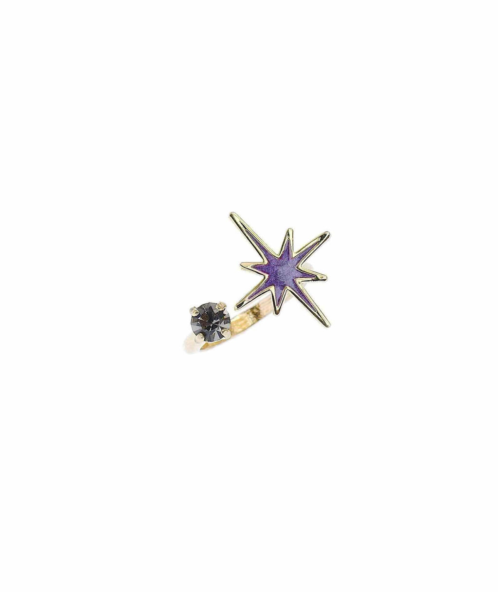 nuagedetoiles Anello scintilla allungata