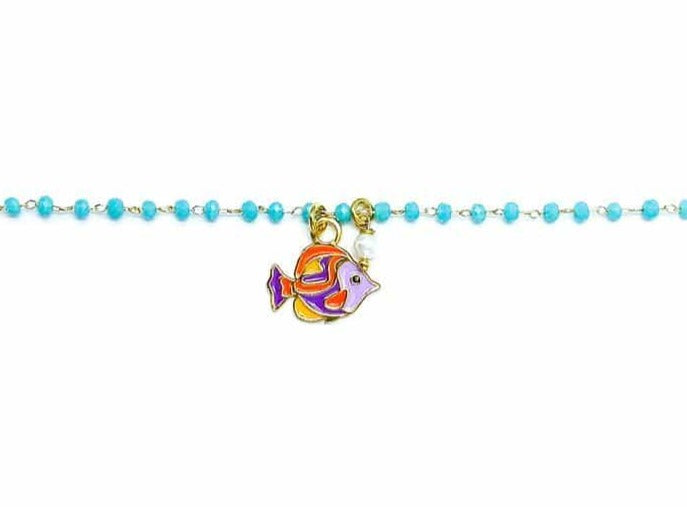 nuagedetoiles Beach br rosarino turchese+pesce scalare