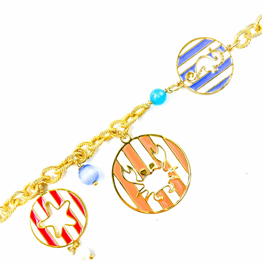 nuagedetoiles bracciale BRACCIALE SEA MIX STRIPES