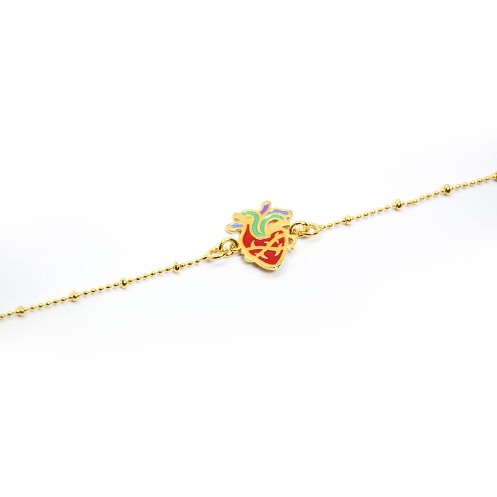 nuagedetoiles Bracciale Cuore anatomico