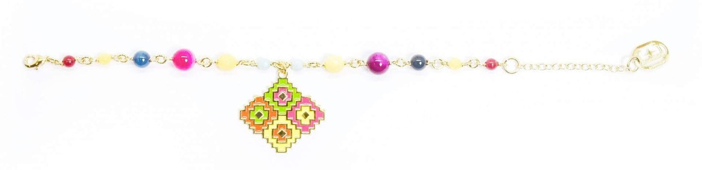 nuagedetoiles Bracciale Tappeto Pietre