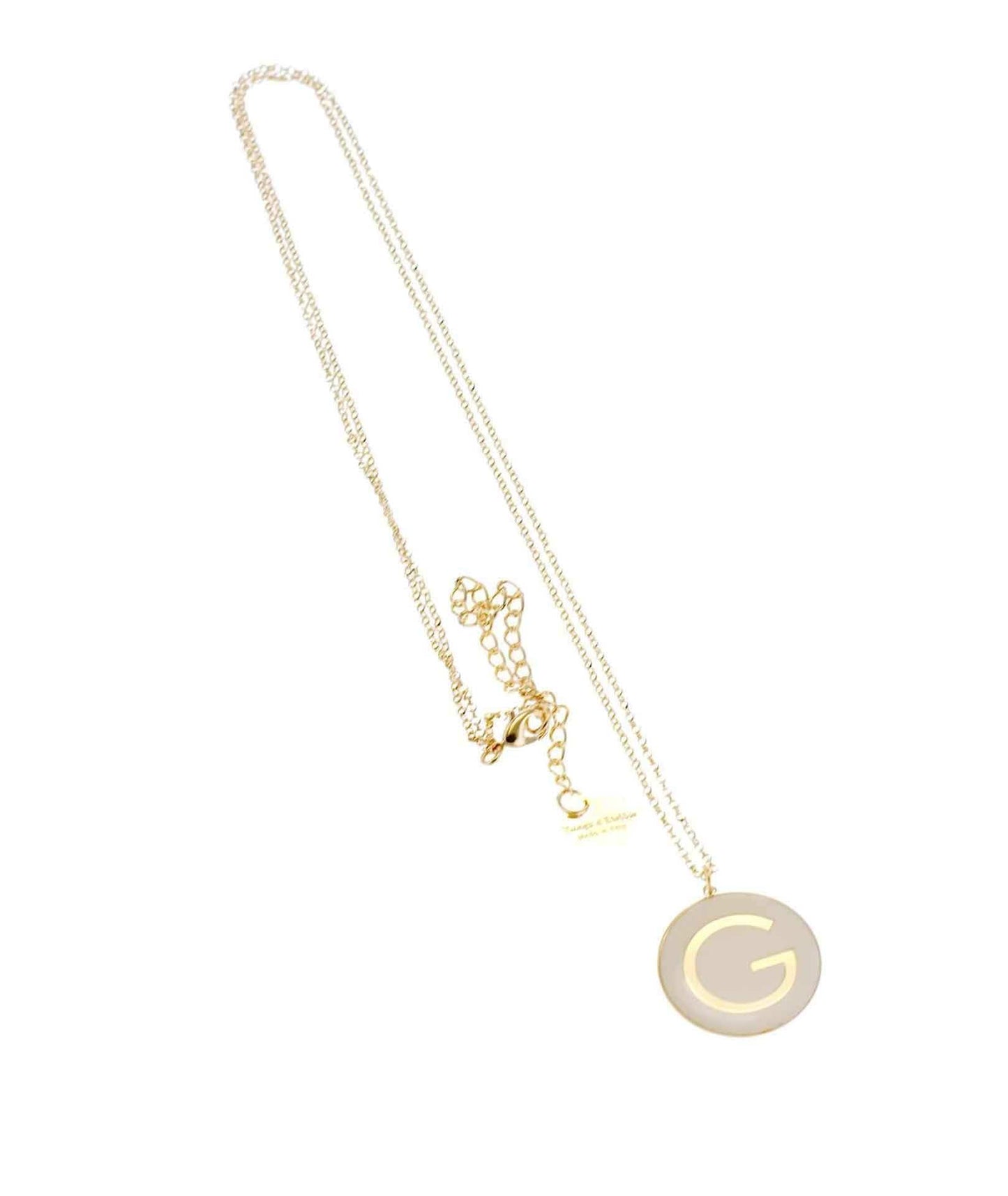 nuagedetoiles Collana cerchio con lettera