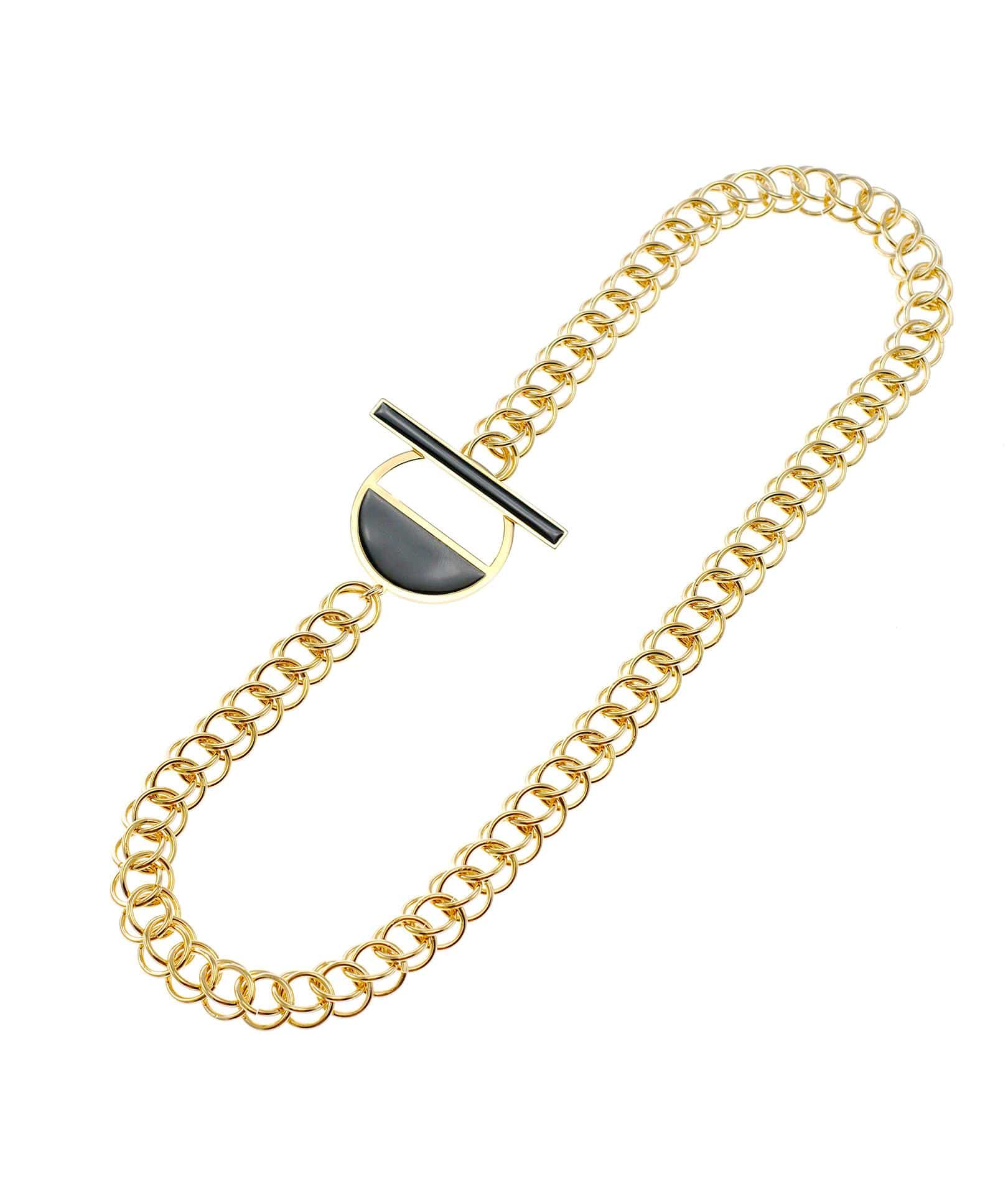 nuagedetoiles Collana Cerchio Mezzo Vuoto