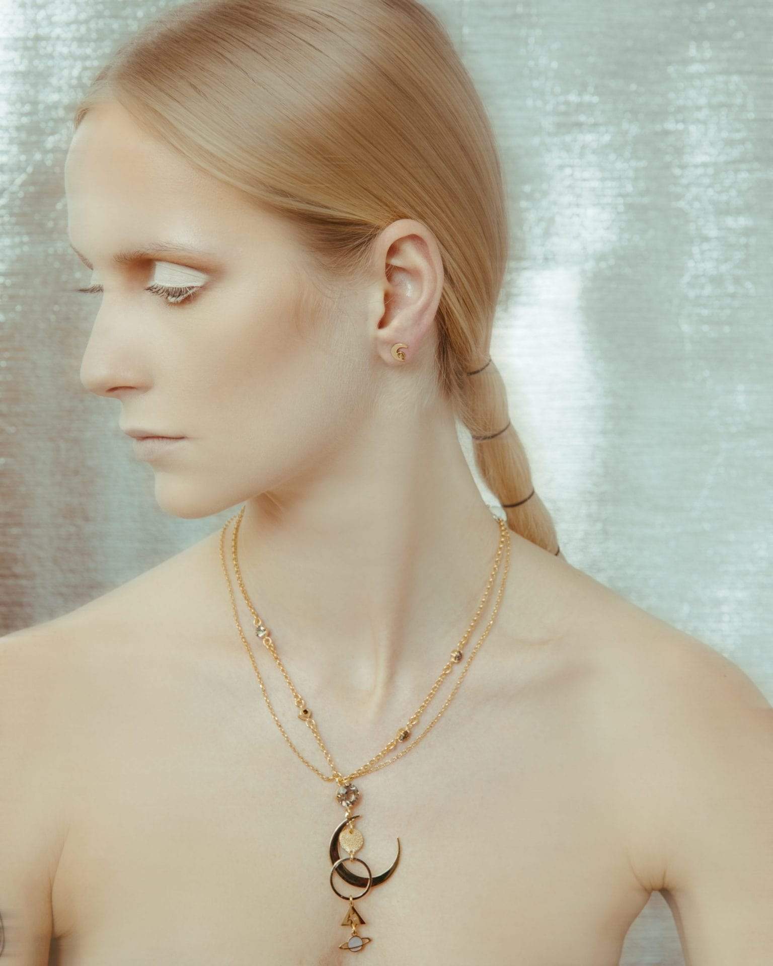 nuagedetoiles Collana Chiaro di Luna