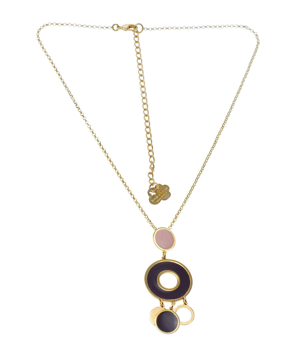 nuagedetoiles collana Collana cerchio doppio forato