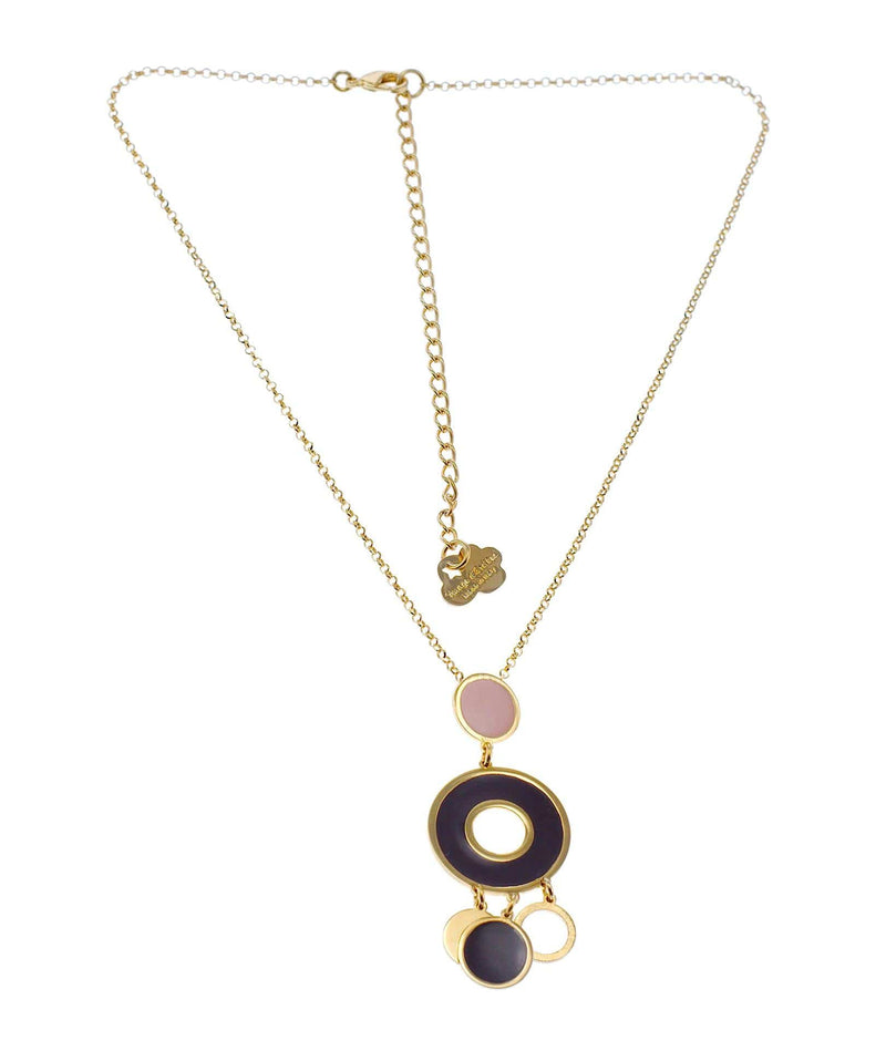 nuagedetoiles collana Collana cerchio doppio forato