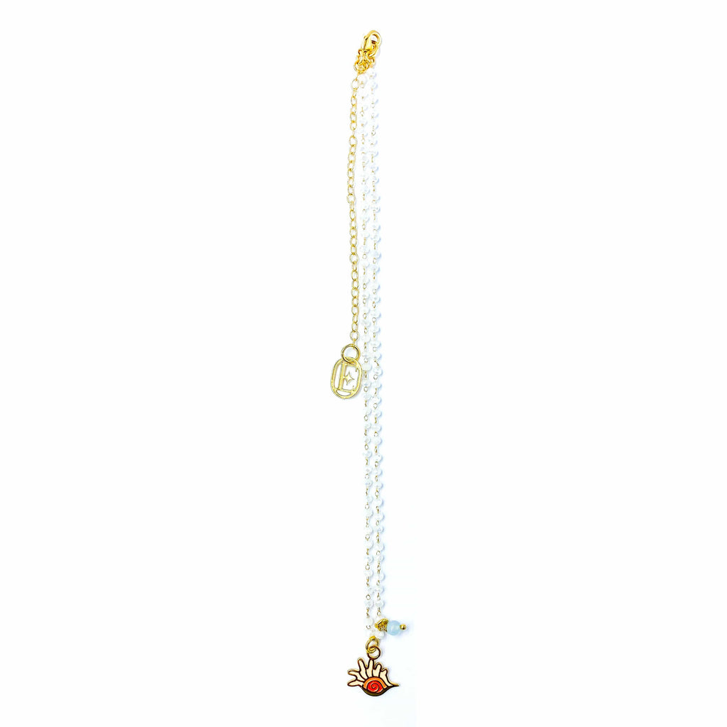 nuagedetoiles collana COLLANA CORTA CURLY SHELL