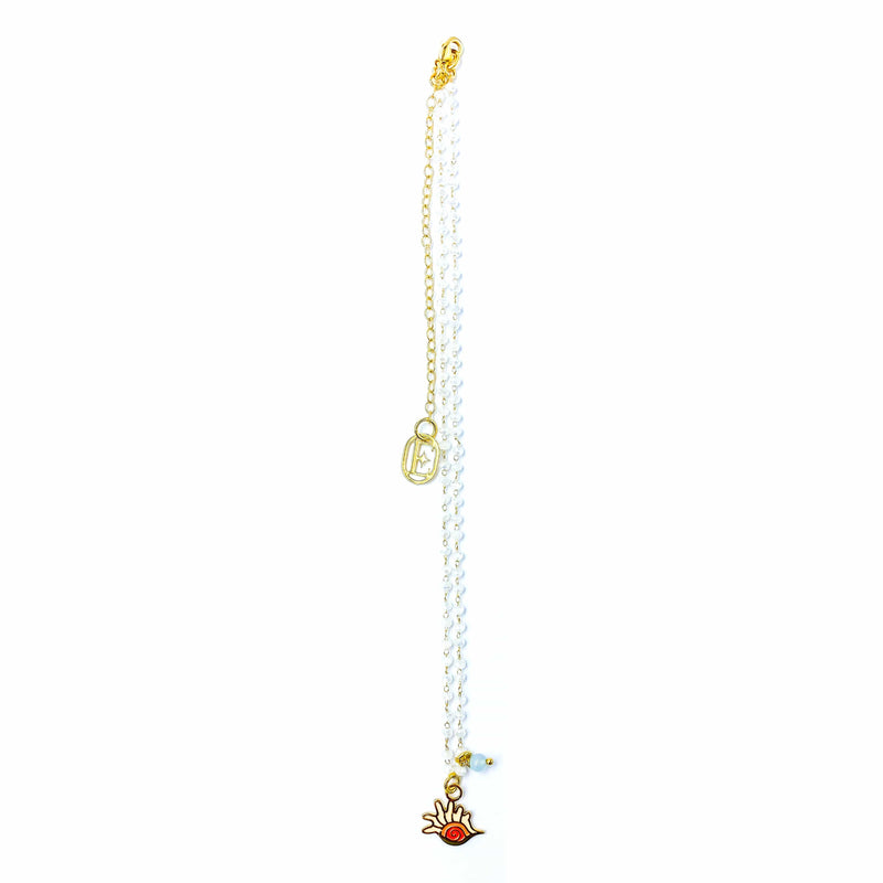 nuagedetoiles collana COLLANA CORTA CURLY SHELL