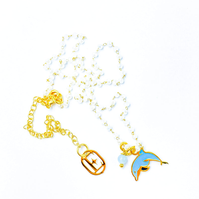 nuagedetoiles collana COLLANA CORTA LITTLE DOLPHIN