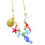 nuagedetoiles collana COLLANA CORTA SEA HARMONY WHITE