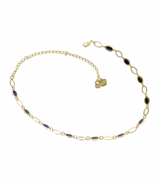 nuagedetoiles collana Collana Ovalini vuoti e pieni