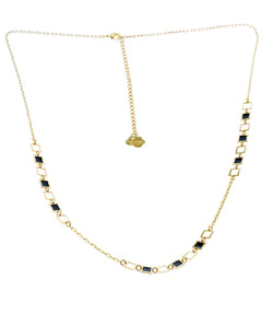 nuagedetoiles collana Collana Quadratini vuoti e pieni