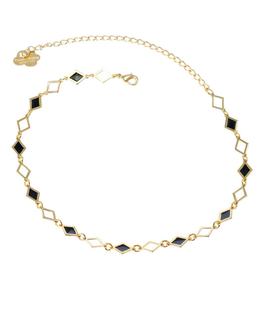 nuagedetoiles collana Collana rombini vuoti e pieni