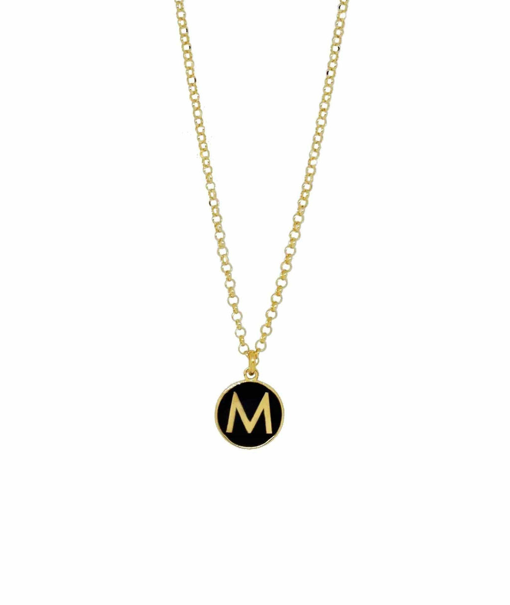 nuagedetoiles Collana con lettera piccola