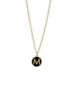 nuagedetoiles Collana con lettera piccola