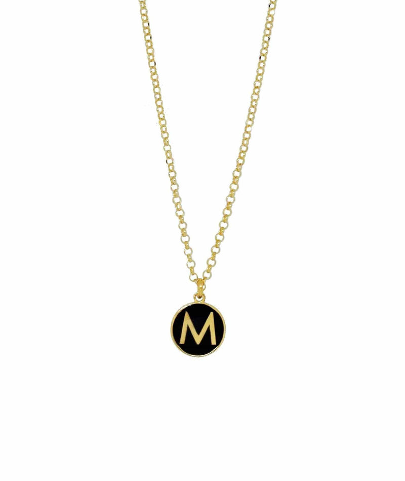 nuagedetoiles Collana con lettera piccola