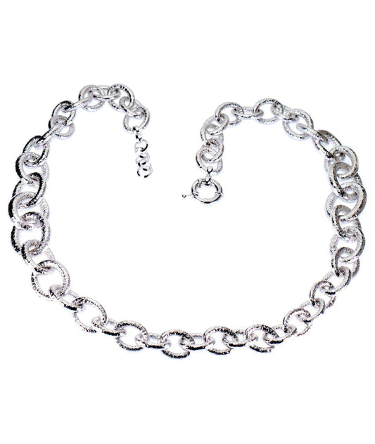 nuagedetoiles Collana doppia zigrinata