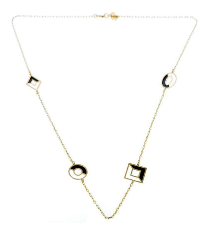 nuagedetoiles Collana Elementi Geometrici Mezzi Vuoti piccoli