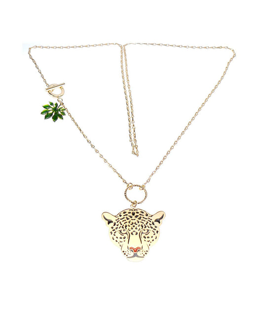 nuagedetoiles Collana giaguaro t-bar